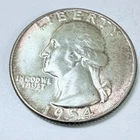 1954 Washington Quarter - 90% Silver - Circulated Coin #5158