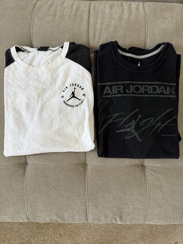 Vintage Air Jordan Flight and Engineered for Flight Adult T Shirts XXL Lot of 2