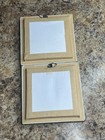 Vintage Lot of 2 Real Butterflies in 5x5” Framed Glass Display TAXIDERMY Rare — photo 4