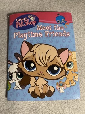 Littlest Pet Shop Vintage Y2K Book Meet Playtime Friends Nostalgia Girls HtF