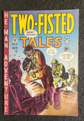 TWO FISTED TALES #19 (EC Comics 1951) G/VG Pre Code Harvey Kurtzman Johnny Craig
