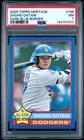 143791010 Shohei Ohtani 2025 Topps Heritage #148 Dark Blue Border PSA 7