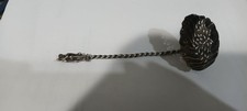 ANTIKES VIKTORIANISCHES LONDON 1850 STERLINGSILBER TEESIEB VOLL MARKIERT APOSTEL