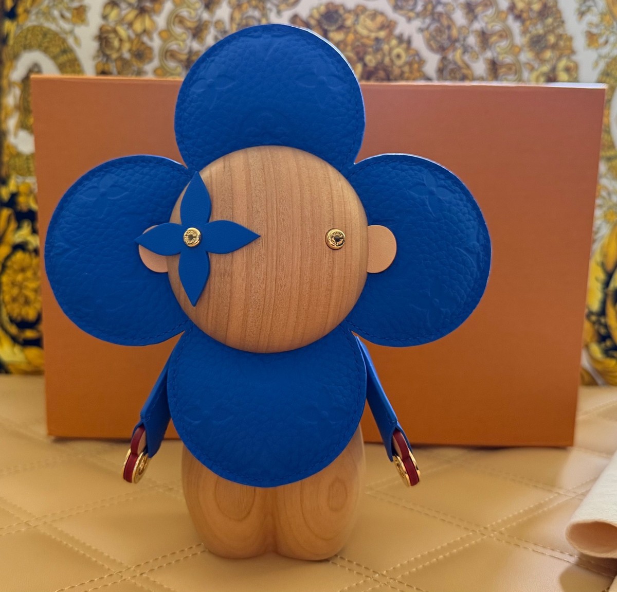 Louis Vuitton VIVIENNE Doll Cherry Wood Colormania Blue leather