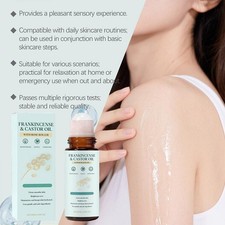 50ml Frankincense Castor Oil Roll-On For Skin   W7O5