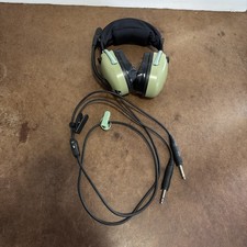 David Clark H20-10s Sage Black On-The-Ear Passive Aviation Stereo Headset