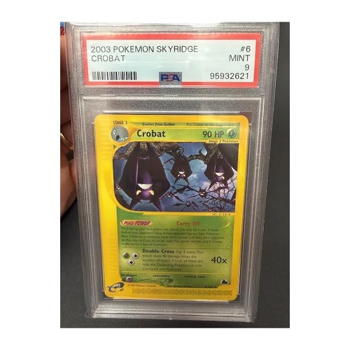 CROBAT 6 PSA 9 POKEMON SKYRIDGE 2003