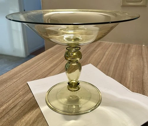 Steuben Bristol Yellow Centerpiece Bowl