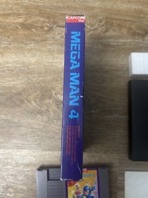 Mega Man 4 - Nintendo NES - Complete In Box (CiB) Manual Foam Cart Very Clean