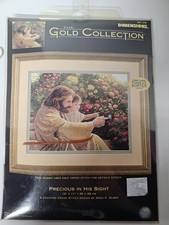 Dimensions Gold Collection Precious In His Sight Counted Cross Stitch New 35129