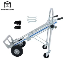 Folding Trolley 3In1 Aluminum Convertible Hand Truck 1000lbs Folding Dolly Cart