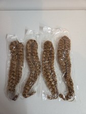 women's light brown or golden blonde synthetic braided hair extensions