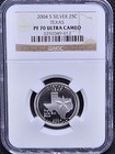 2004 S Silver Proof State Quarter 5 Coin Set NGC PF70 Ultra Cameo — photo 6