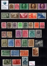 WC1_19140. HUNGARY. Valuable lot of 1941-1944 stamps. Used/MH
