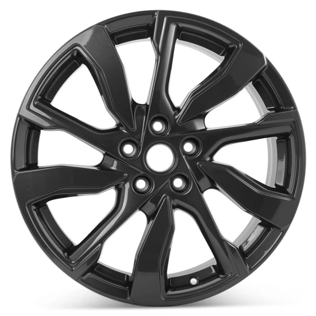 19" x 7.5" All Charocal Factory OEM Wheel Rim 2022 2023 2024 Chevrolet Equinox - Image 2 of 4