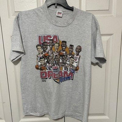 NWT Vintage 1992 Dream Team Barcelona Olympic T Shirt XL Michael Jordan NBA