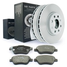 Bremsscheiben Bremsbeläge vorne 257mm belüftet für Opel Adam Corsa D 1.0 - 1.4