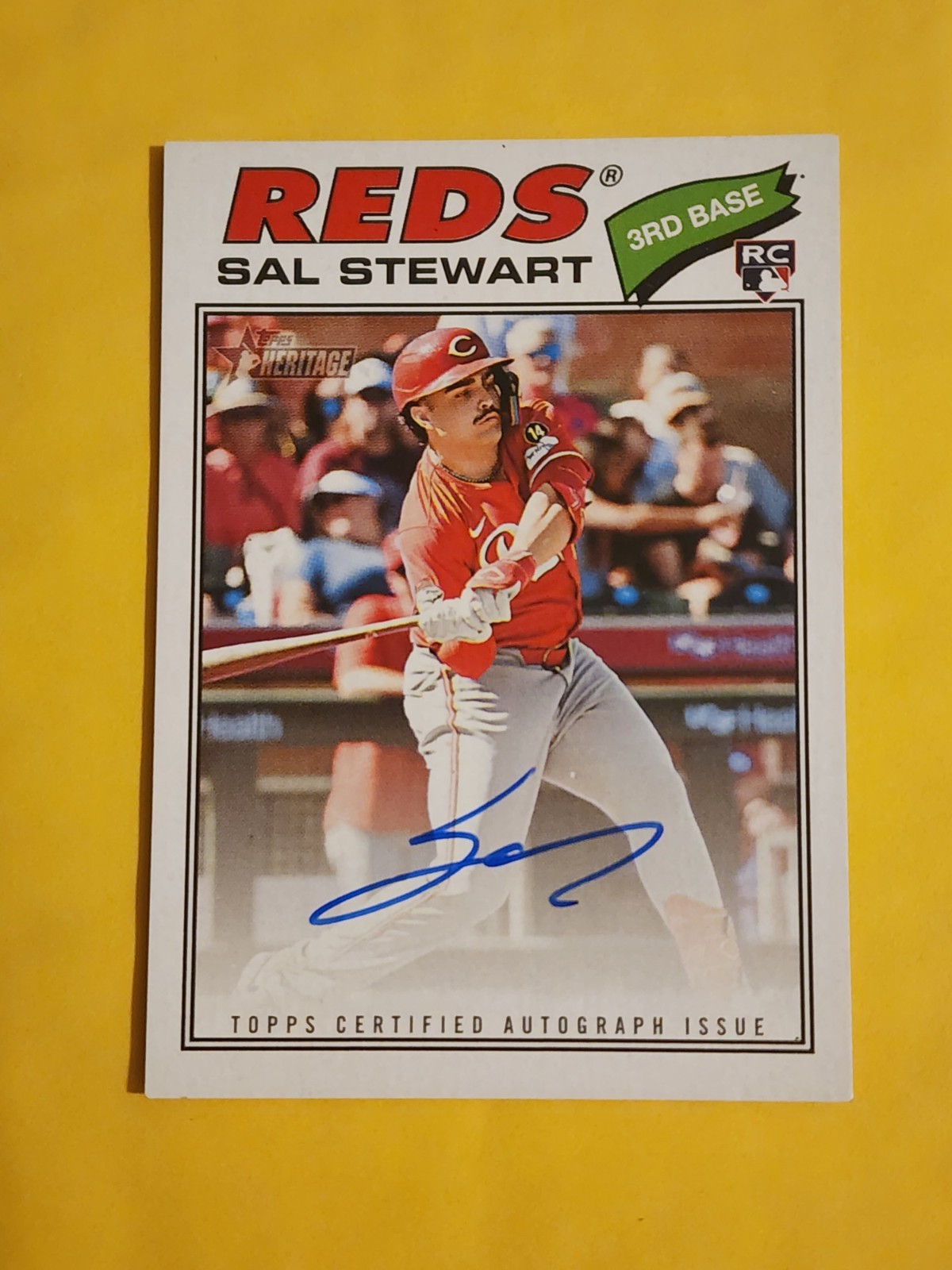 2026 Topps Heritage - Real One Autographs Sal Stewart #ROA-SST (AU, RC)