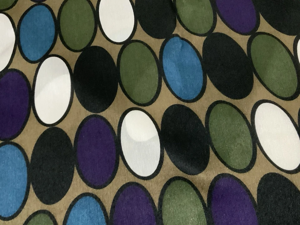 Bufanda para mujer Codello todo multicolor patrón artístico de seda rectangular 60/14 PVGC Foto 2 de 4