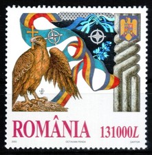 Romania 2002, Mi#5700, Sc#4553, Romania invitated to join NATO, MNH!