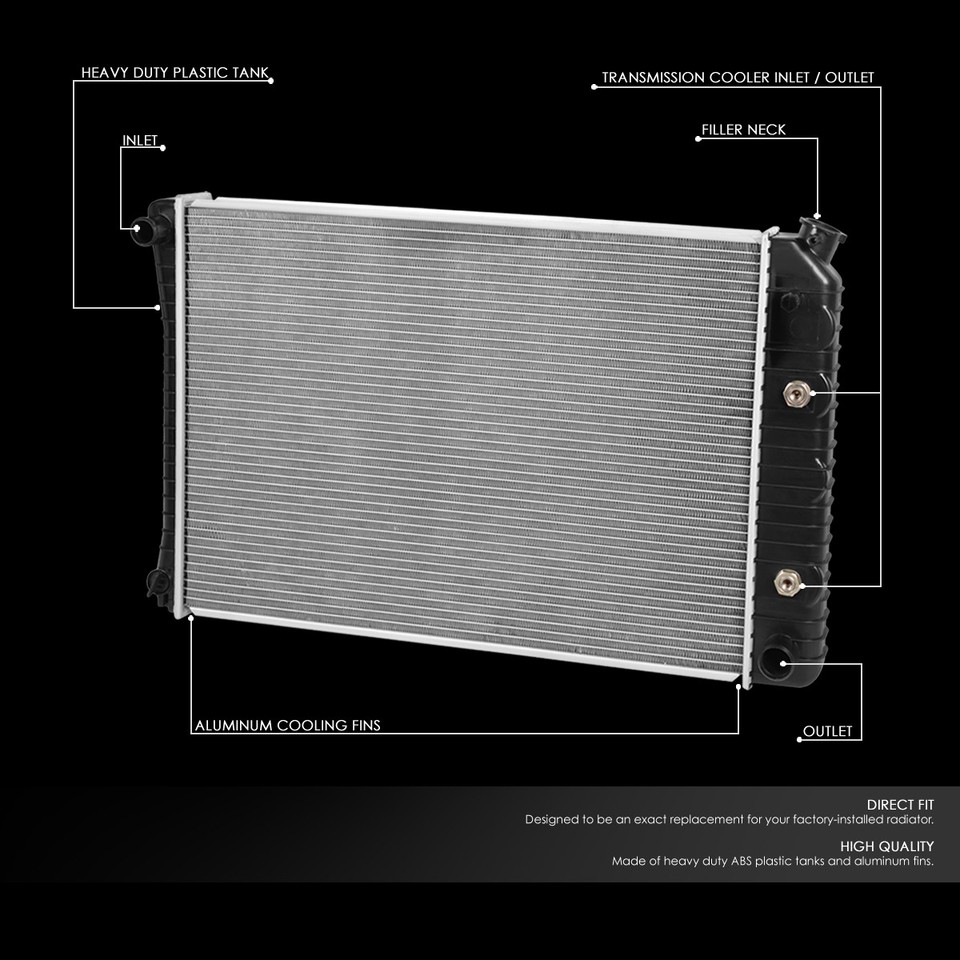 Fit 73-86 Chevy C/K Pickup Suburban Blazer AT/MT Aluminum 730 Cooling ...