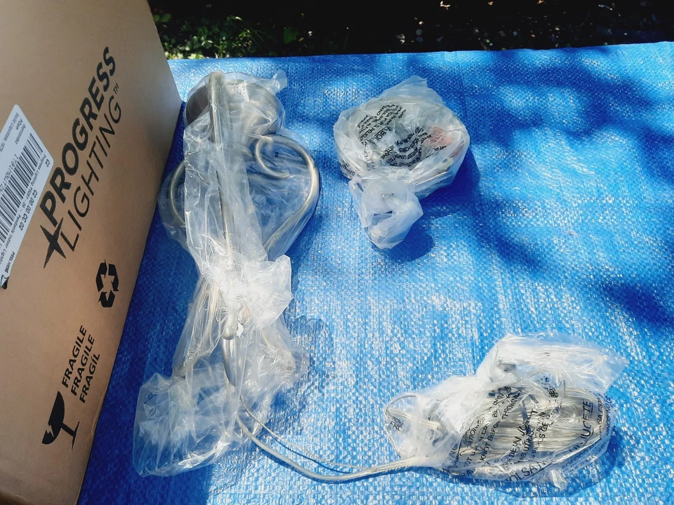 Progress Lighting, P5091-09, 1-ламповый матовый никелевый кулон с алебастровым стеклом - Изображение 3 из 4