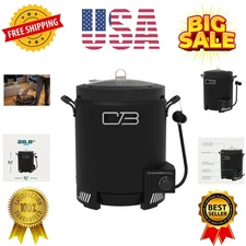 The Big Easy Oil-Less Turkey Fryer | Outdoor Air Fryer | Propane Cooker, Blac...