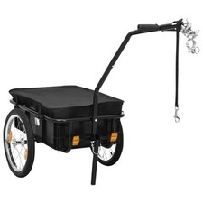 Bike Trailer Cargo Bike Wagon Bicycle Trailer Jogger Stroller Steel vidaXL