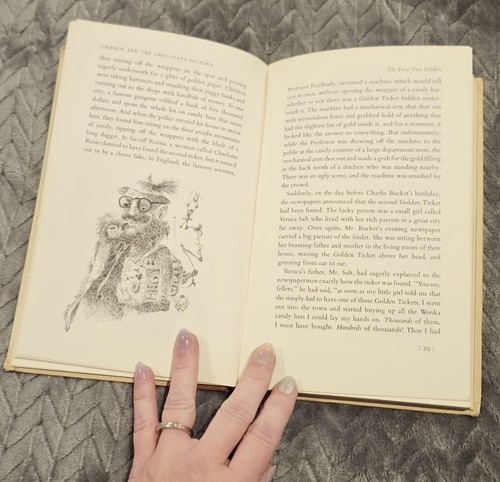 Charlie and the Chocolate Factory 1st Edition HC Book Roald Dahl 1964 - Picture 14 of 16