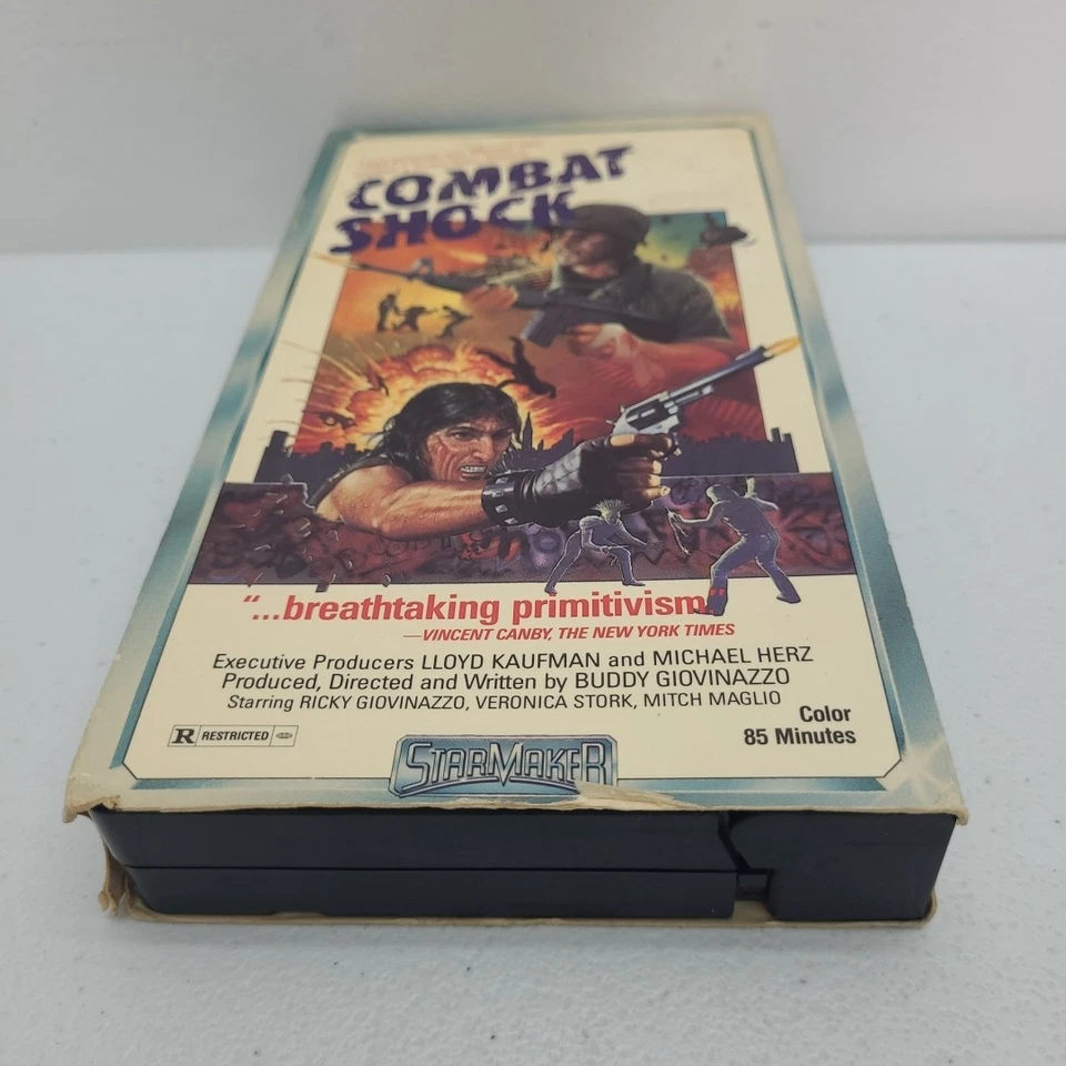 Combat Shock VHS Troma, Starmaker, Horror, Jacobs Ladder, Vietnam Oop Rare - Image 4 of 4