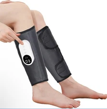 Leg Massager w/heat, Calf Air Compression w/3 Intensity Modes, Black - New w/box