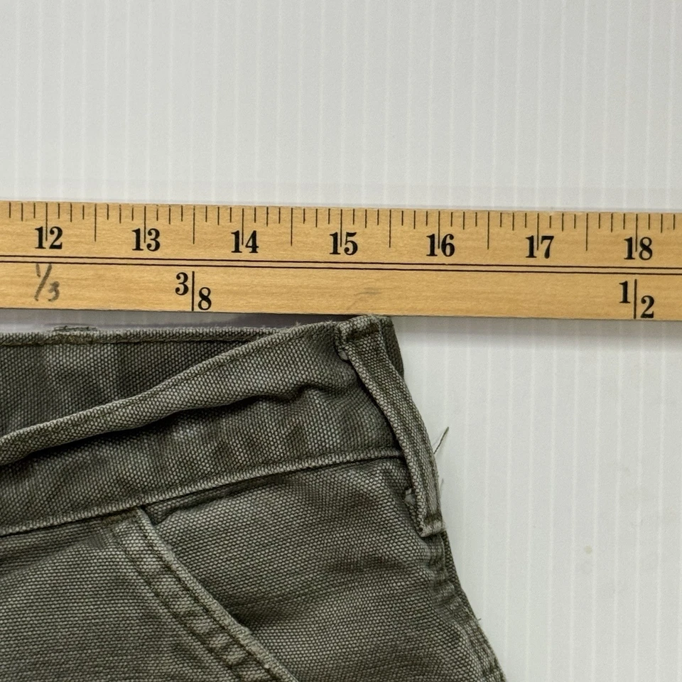 Pantalones Cortos Carpintero Carhartt Vintage Talla 34 B25 MOS. Foto 3 de 4