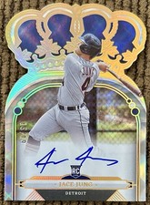 Jace Jung 2023 Panini Chronicles Holo Gold Crown Royale Signatures RC SP 15/19