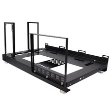 Open Air PC Case, PC Frame Desktop Chassis Rack Stand Fit ATX/EATX Motherboard