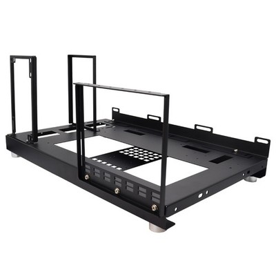 Open Air PC Case, PC Frame Desktop Chassis Rack Stand Fit ATX/EATX Motherboard