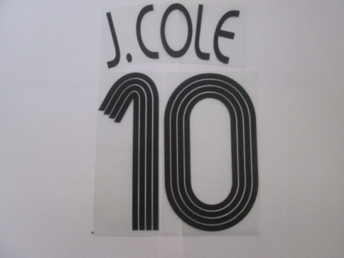 J Cole no 10 Chelsea Champions League Football Shirt Name Set Kids Youth - Picture 1 of 1