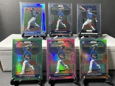 2021 Prizm Baseball Triston McKenzie Lot Green, Pink, Cosmic Haze, Optic Silver