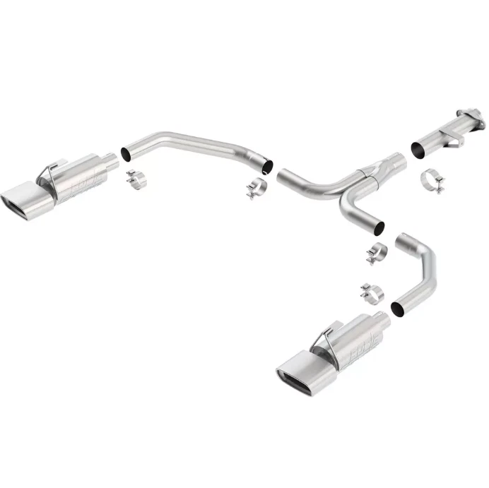 Borla S-Type 3" Cat-Back Exhaust w/ 6.7" Tips For 86-91 Chevy Corvette C4 5.7L Foto 2 de 4