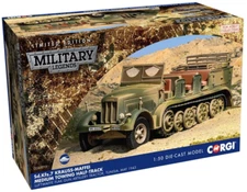 Corgi Sd.Kfz.7 Krauss-Maffei Medium Towing Half-Track 1:50 Die-Cast CC60013