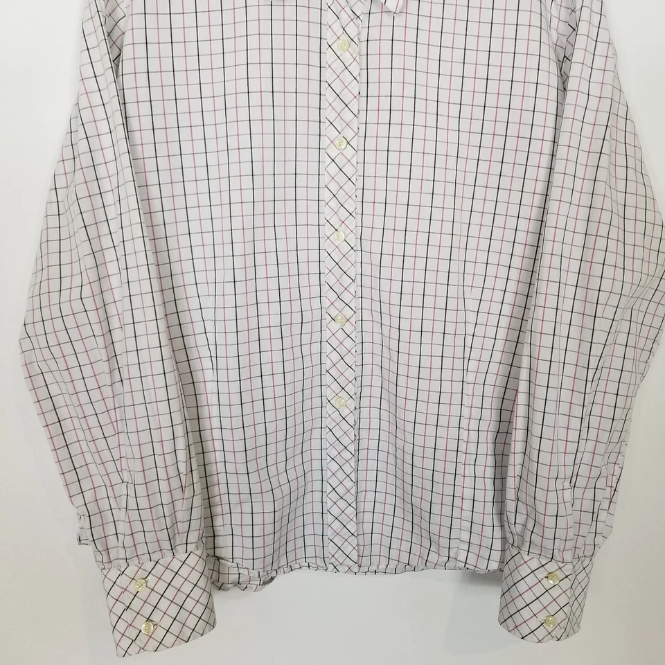 Camisa Barbour Mujer Cuadros Abotonada Talla US 14 Manga Larga Oficina Preppy Foto 3 de 4
