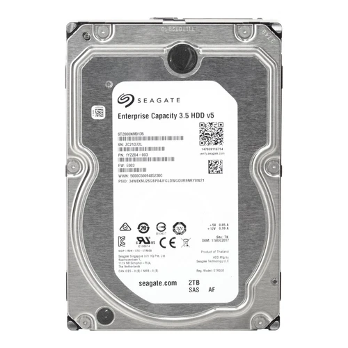 Compatible ST2000NM0135 SEAGATE 2TB 7.2K SAS 3.5" 12Gb/s 128MB ENTERPRISE HDD - Afbeelding 3 van 3