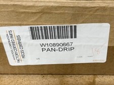 New Genuine OEM Whirlpool KitchenAid Maytag Refrigerator Drain Pan W10890667
