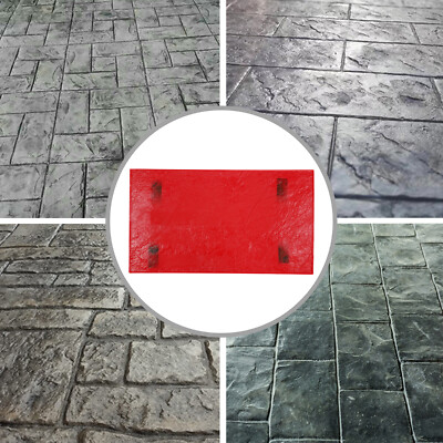 #ad Concrete Texturing Skin 28x16quot; Concrete Stamps Mats Set Concrete Stamping $77.83