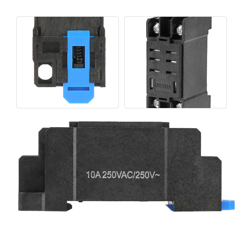 DTF08A 8 Pins Power Relay Base Socket For JQX-13F LY2N-J HH62P