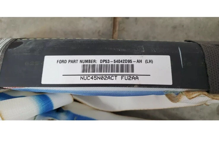 ✅ 2013 2014 2015 2016 LINCOLN MKZ izquierda izquierda izquierda lado del conductor bolsa cortina montada en el techo Foto 3 de 3