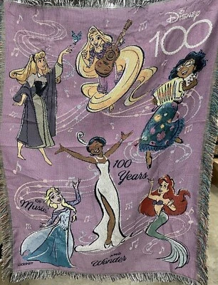 Disney 100 Character 48" x 60" Classic Woven Tapestry Throw