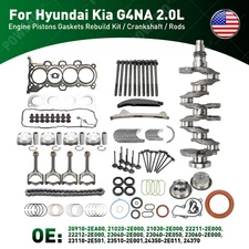 G4NA 2.0L Engine Overhaul Rebuild Kit - Crankshaft Rod Timing For Hyundai Kia US