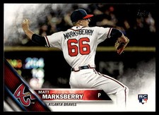 2016 Topps Matt Marksberry 532 Atlanta Braves Rookie RC Baseball Card