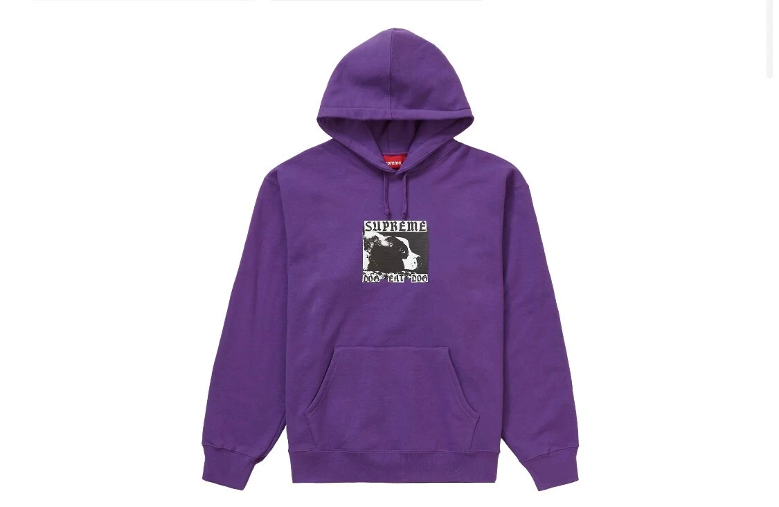 Sweat à capuche Supreme 22Ss Dog Eat Dog PETIT violet