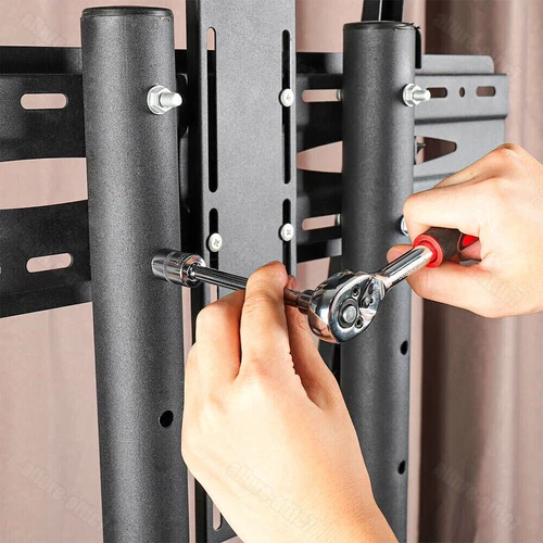 46Pcs Socket Wrench Set 1/4" Drive Ratchet Metric Kit Garage Car Repair Tool USA - Picture 11 of 23